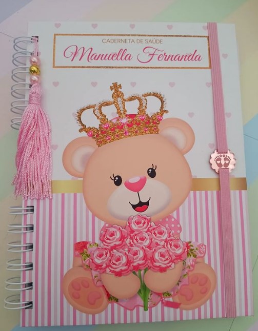 Caderneta de Saúde Ursinha Princesa