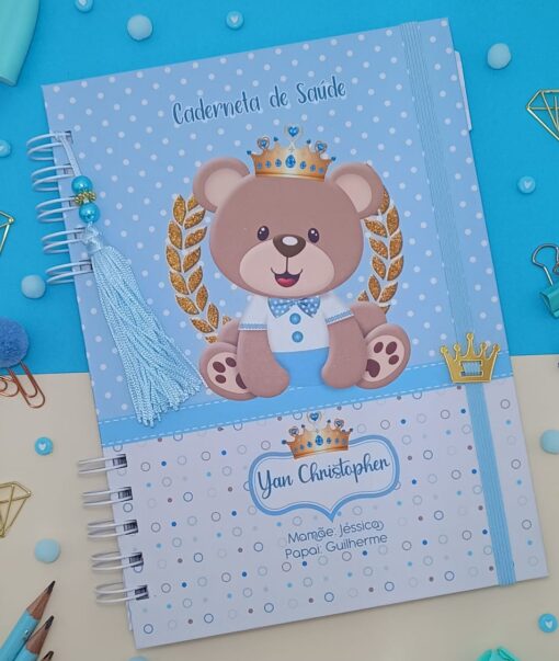 Caderneta de Saúde - Ursinho Principe Delicado