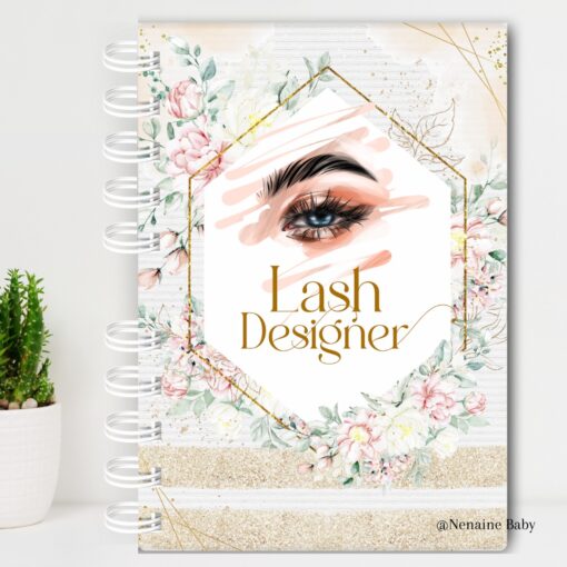 Agenda Profissões - Lash Designer Floral